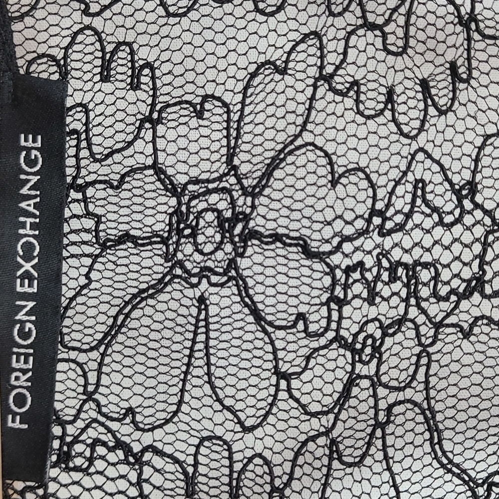 Foreign Exchange Flower Lace Dress - Picture 2 of 3